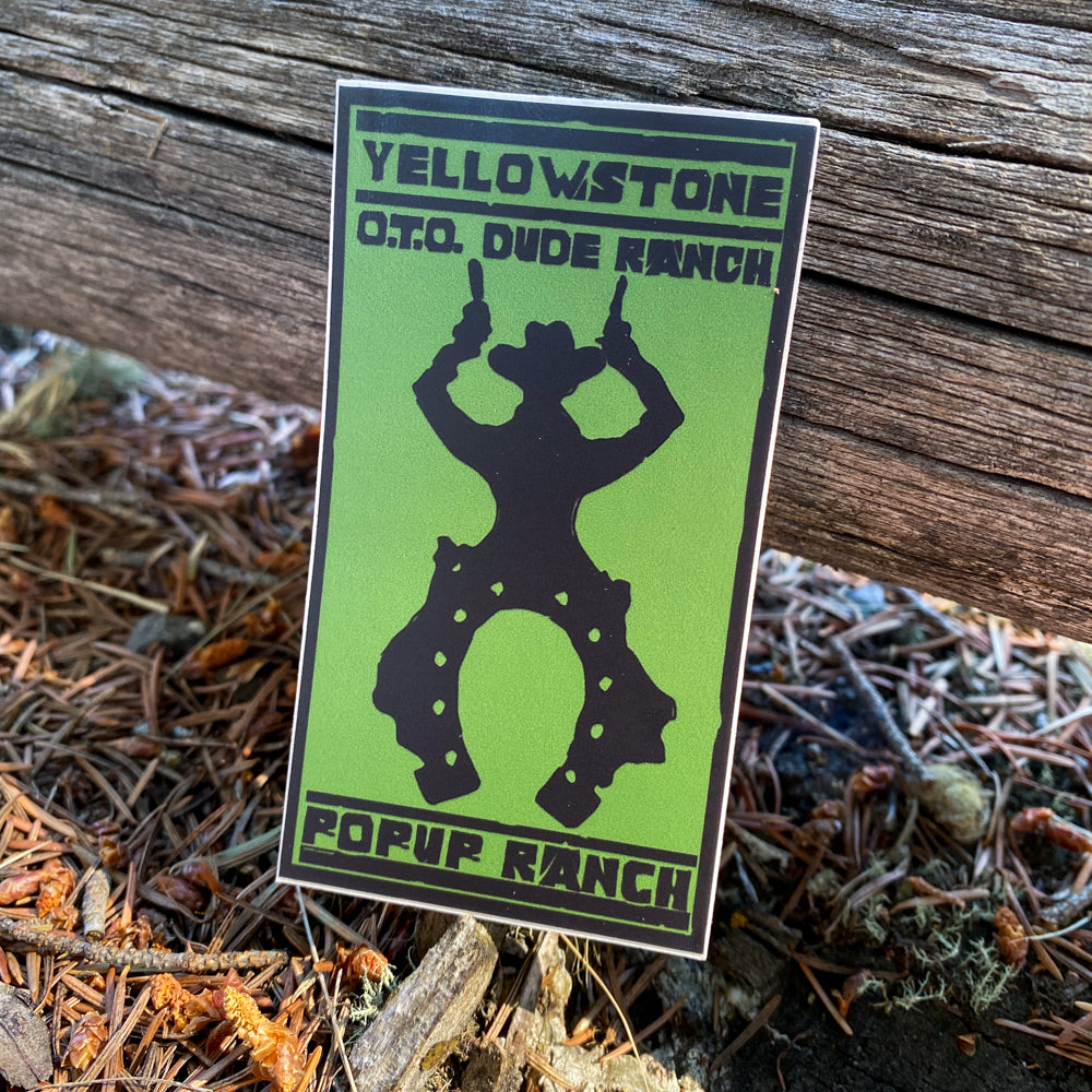 Yellowstone Pop-Up Ranch Sticker